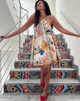 Alemais La Charrasca Mini Dress Print Size 8 for rent on The Volte - image 2