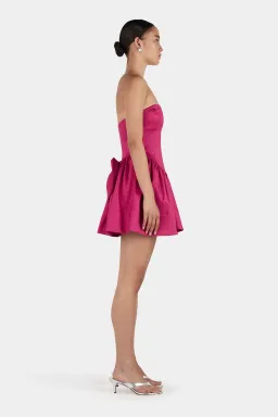 Hansen and Gretel Partridge Taffeta Dress Magenta Mini Size AU 6 for rent on The Volte - image 5