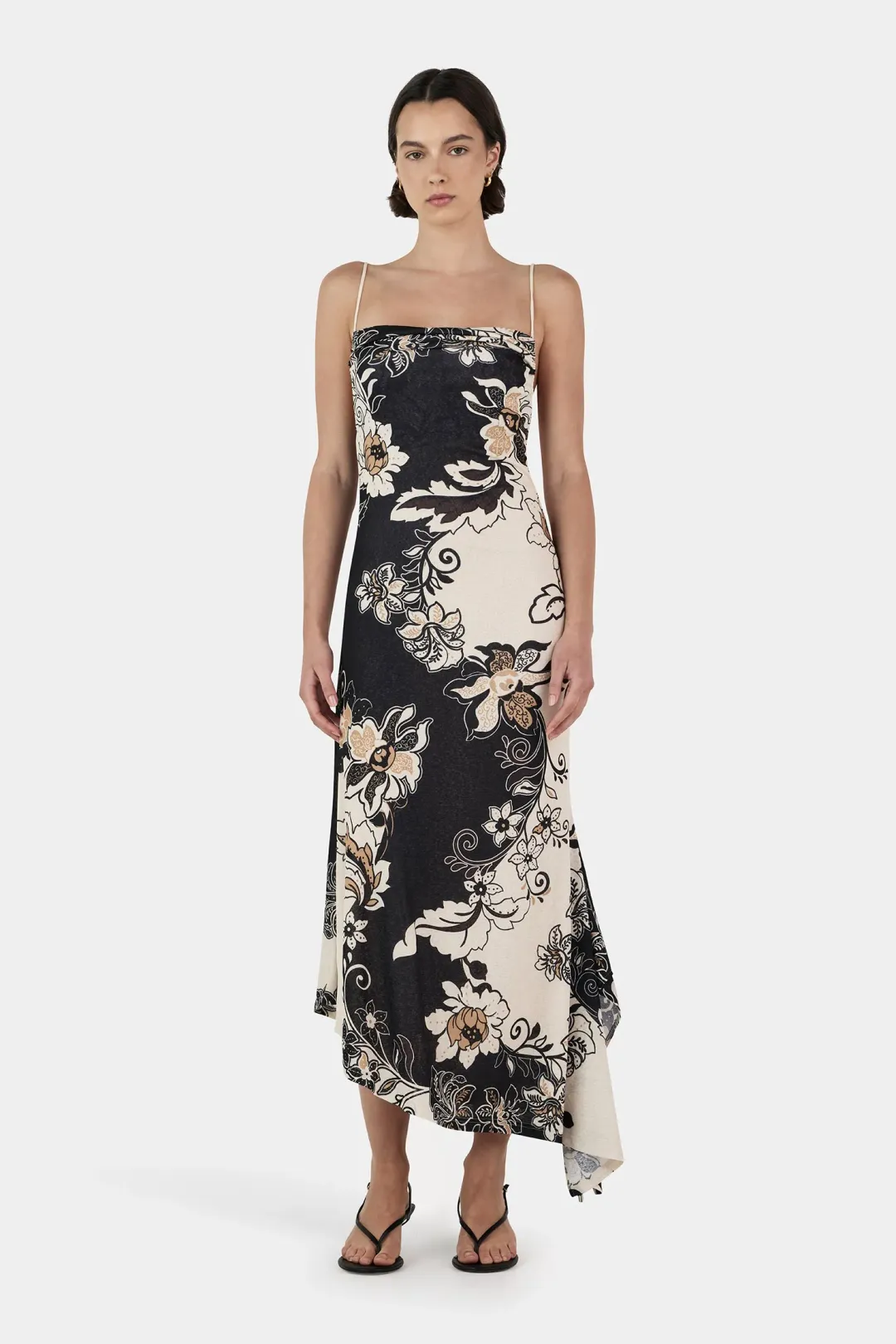Hansen and Gretel Lani Dress Nightgarden Midi Size AU 6 for rent on The Volte - main image