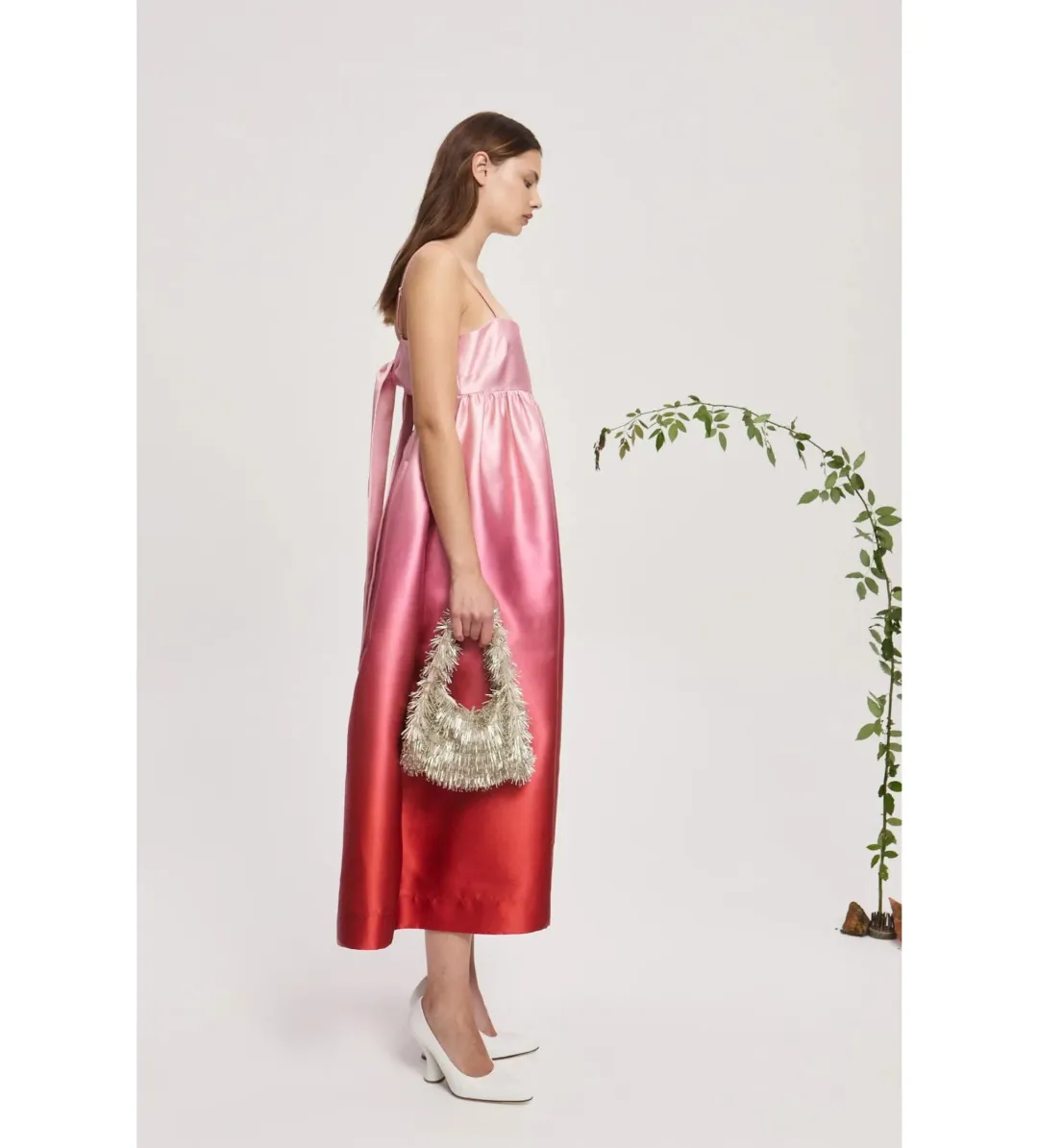 Alemais Inez Midi Dress Ombre Size AU 6 for rent on The Volte - main image