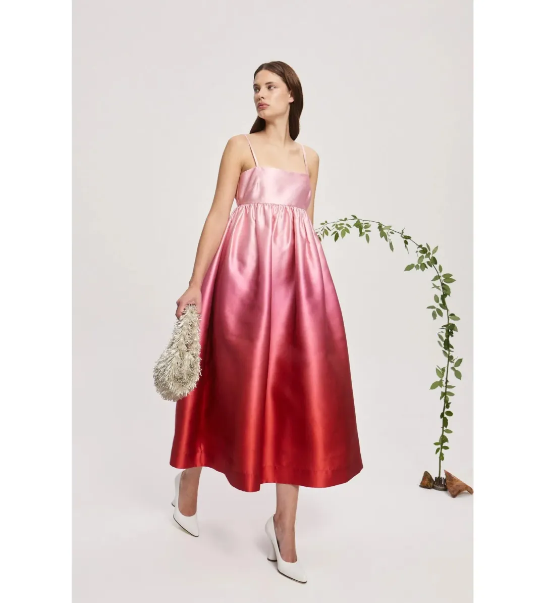 Alemais Inez Midi Dress Ombre Size AU 6 for rent on The Volte - main image