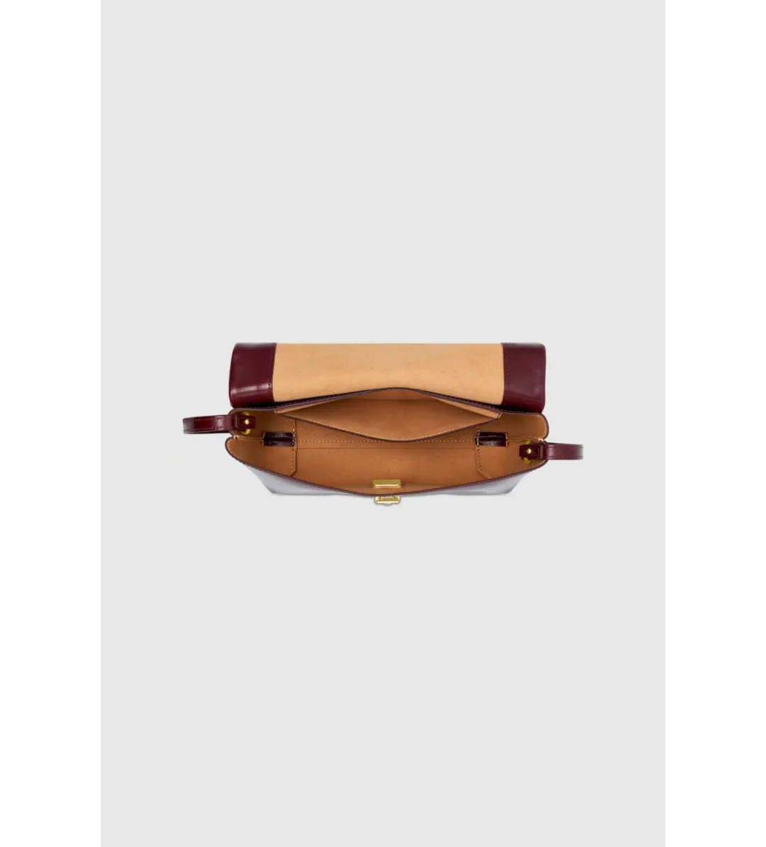 Oroton Etta Medium Clutch Currant for rent on The Volte - main image