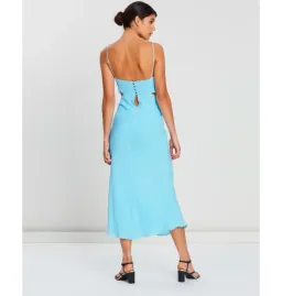 Bec & Bridge Marine Dreams Midi Dress Blue Size 6 for rent on The Volte - image 3