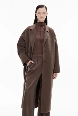 Witchery Double Faced Coat in Brown One Size  for rent on The Volte - image 2