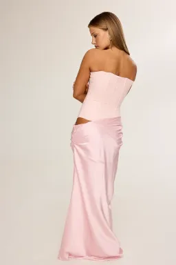 HNTR The Label Huxley Maxi Gown Baby Pink Size 8 for rent on The Volte - image 5