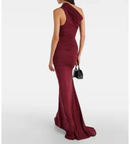 Entire Studios Pillar Ruched Gown in Red Size 6 for rent on The Volte - image 2