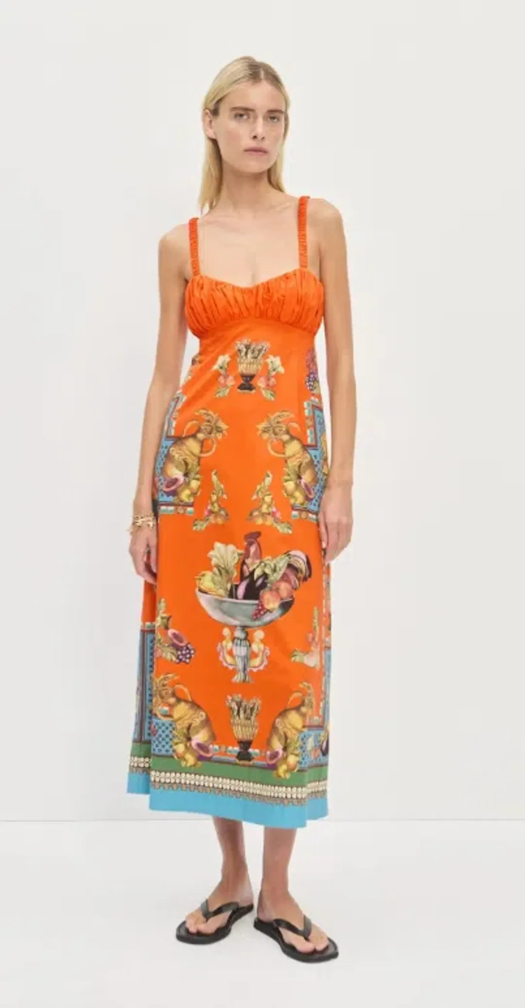 Alemais  Rocco Midi Dress Size AU 10  for rent on The Volte - main image