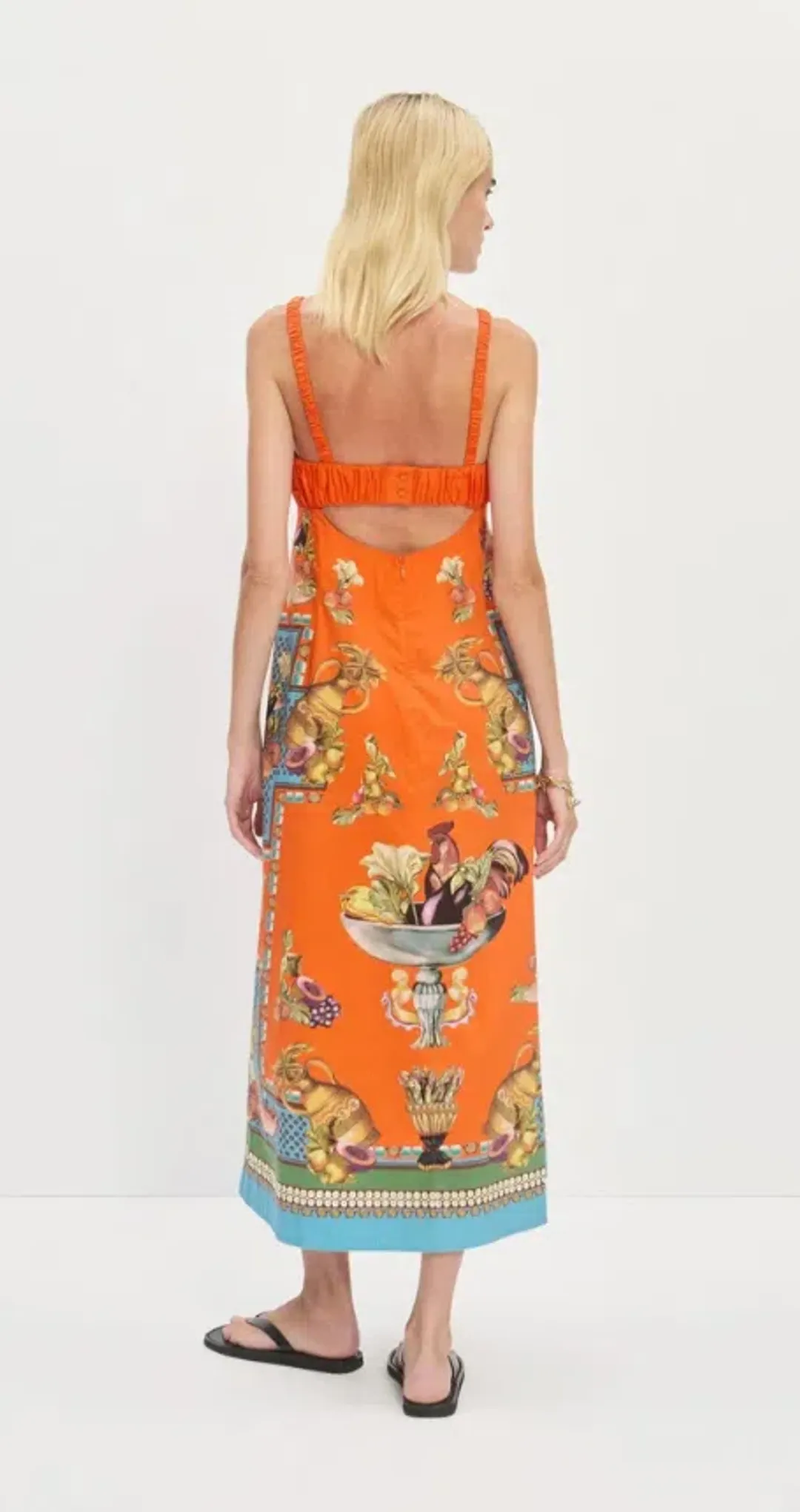 Alemais  Rocco Midi Dress Size AU 10  for rent on The Volte - main image