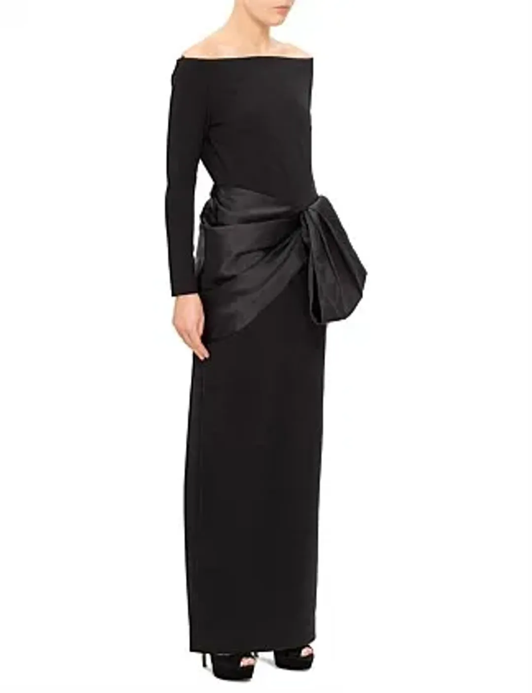Solace London Kori Maxi Dress Black Size 16 for rent on The Volte - main image