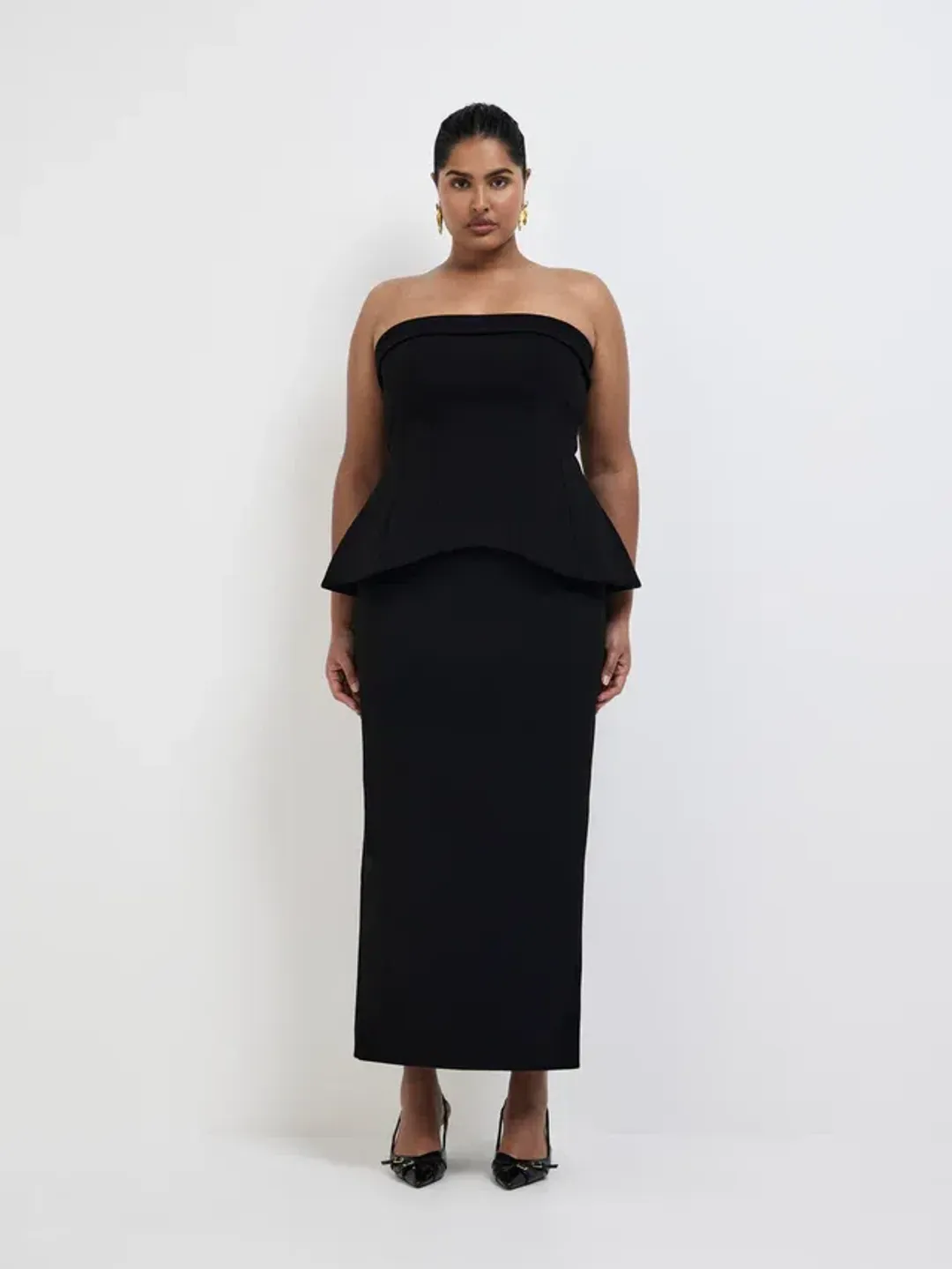 Sheike Estella Gown Black Size 12 for rent on The Volte - main image