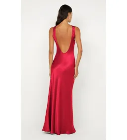 Bec and Bridge Elisia Twist Maxi Dress in Strawberry in Size S/AU 8 for rent on The Volte - image 4