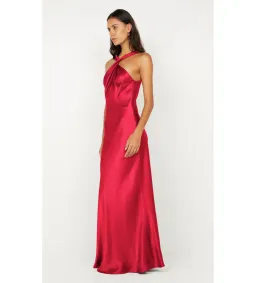 Bec and Bridge Elisia Twist Maxi Dress in Strawberry in Size S/AU 8 for rent on The Volte - image 2