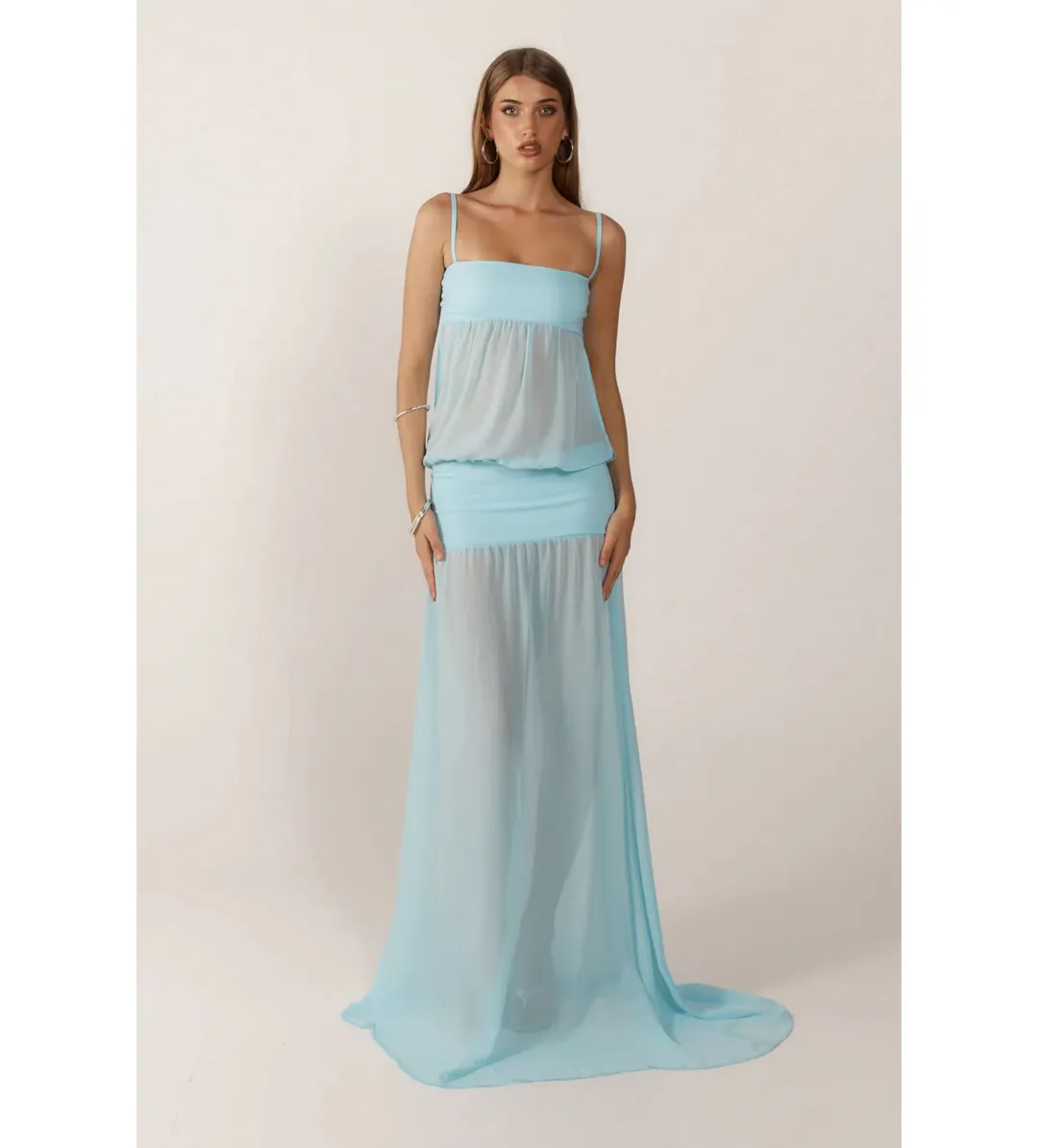 Ance Gria Romeo Gown Aqua Size 8 for rent on The Volte - main image