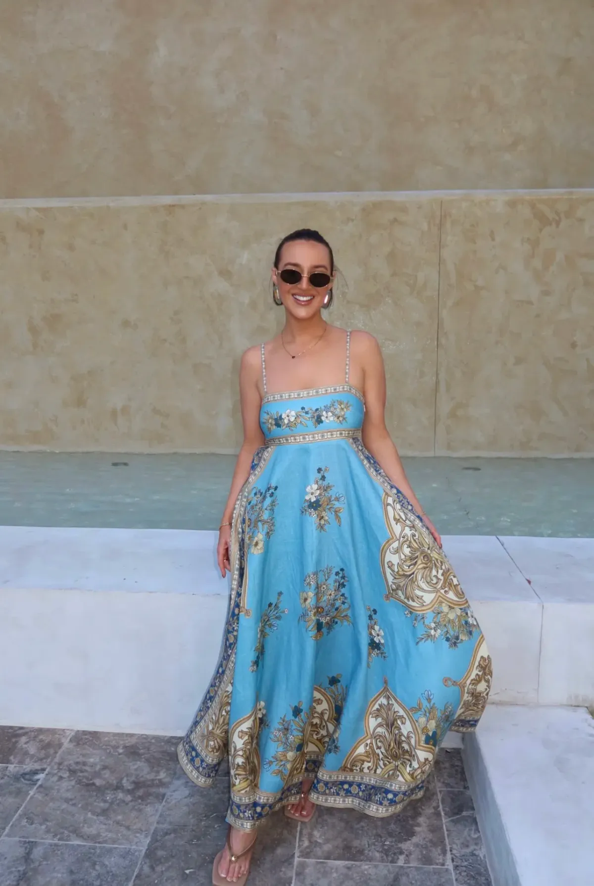 Alemais x La Sirena Exclusive Cassie Sundress Size AU 16 for rent on The Volte - main image