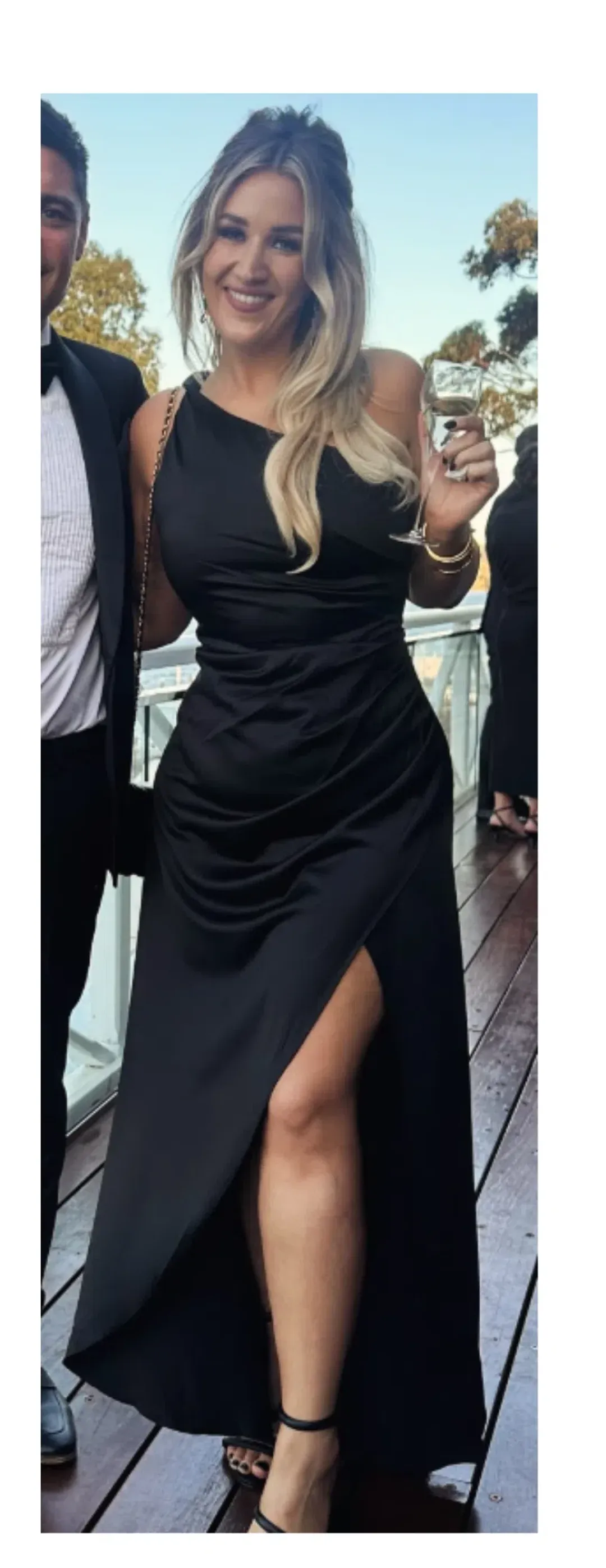 Elliatt Biarritz Gown Black Size 10/M for rent on The Volte - main image