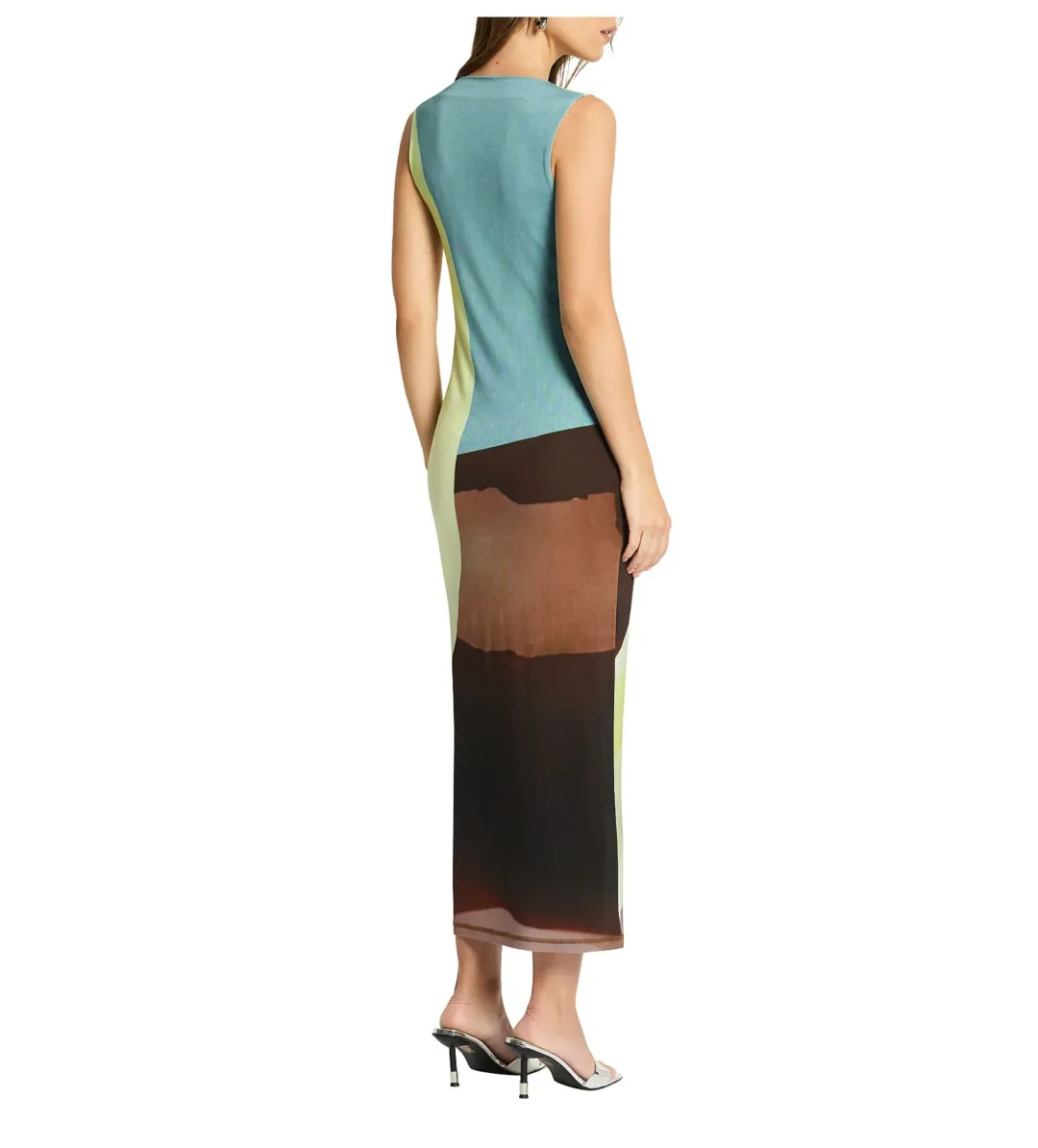 Sass & Bide Dissimulation Jersey Midi Dress Multi Size 8/XS for rent on The Volte - main image