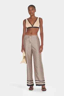 Hansen and Gretel Justine Relaxed Pant Black Diamond Size 6  for rent on The Volte - image 3