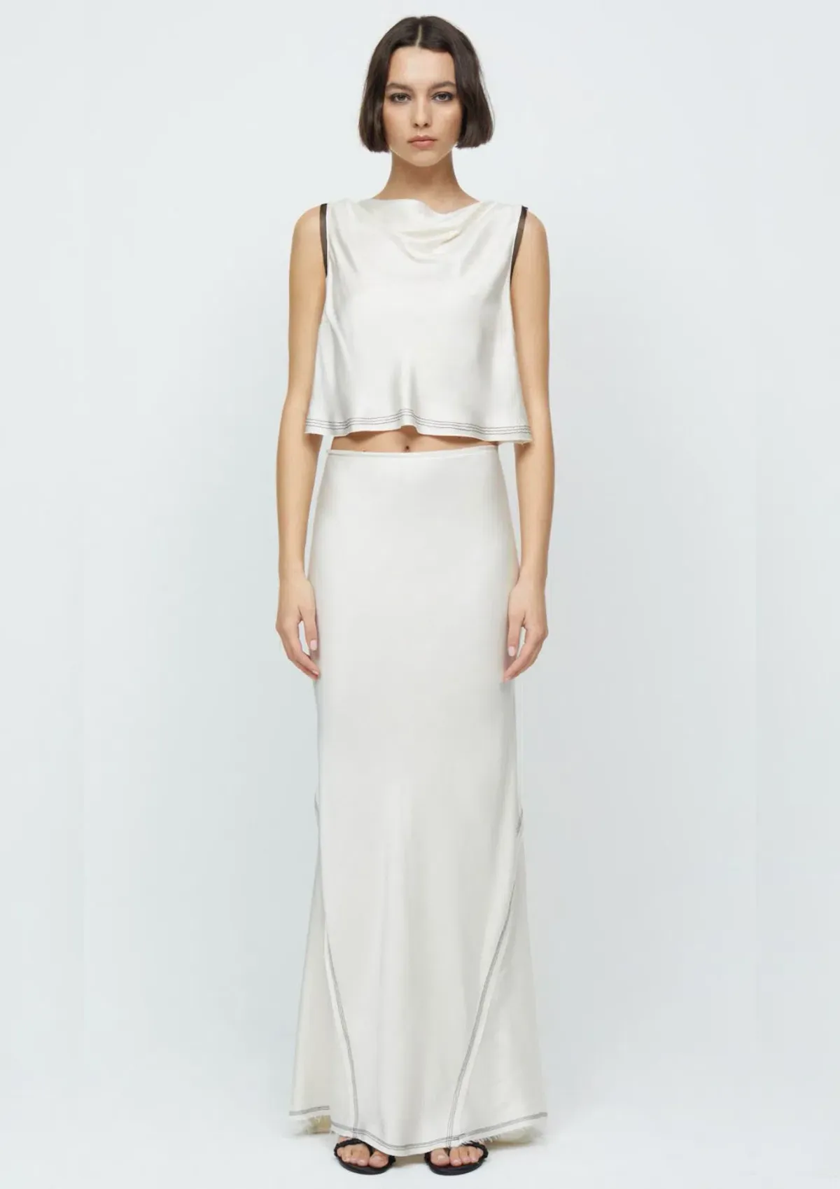 Bec & Bridge Evangeline Set Maxi Cream Size AU 6 for rent on The Volte - main image