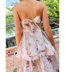Aqua Blu Heidi Maxi Dress Moonflower Size XS AU 6 for rent on The Volte - image 5