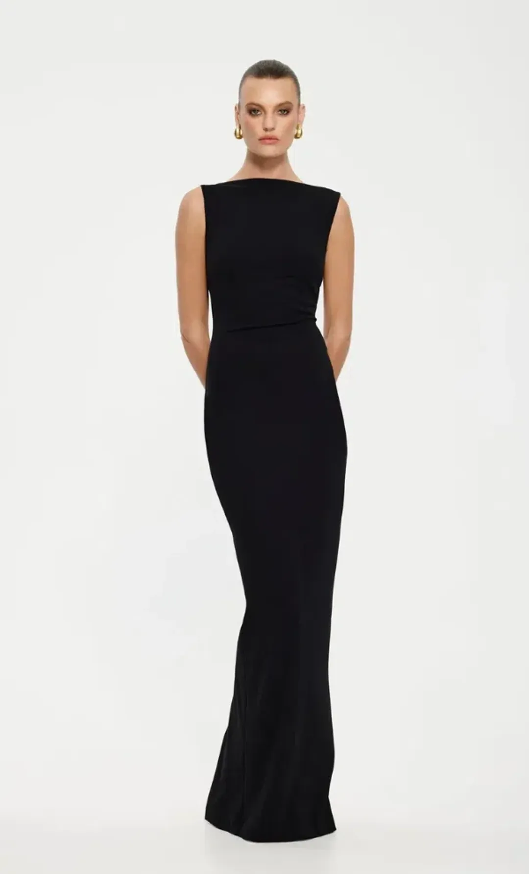 Effie Kats Verona Gown Black Size XS / AU 6 for rent on The Volte - main image