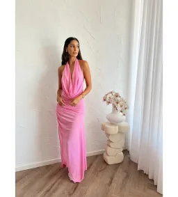 Natalie Rolt Anastasia Mini Dress Candy Pink Size 1 AU 8 for rent on The Volte - image 3
