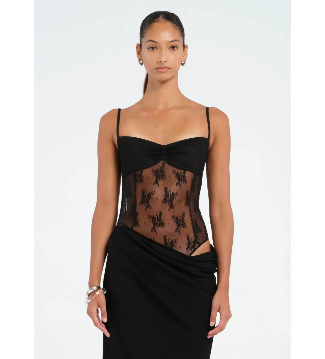 BENNI Akio Maxi Dress Black Size AU 10 for rent on The Volte - main image