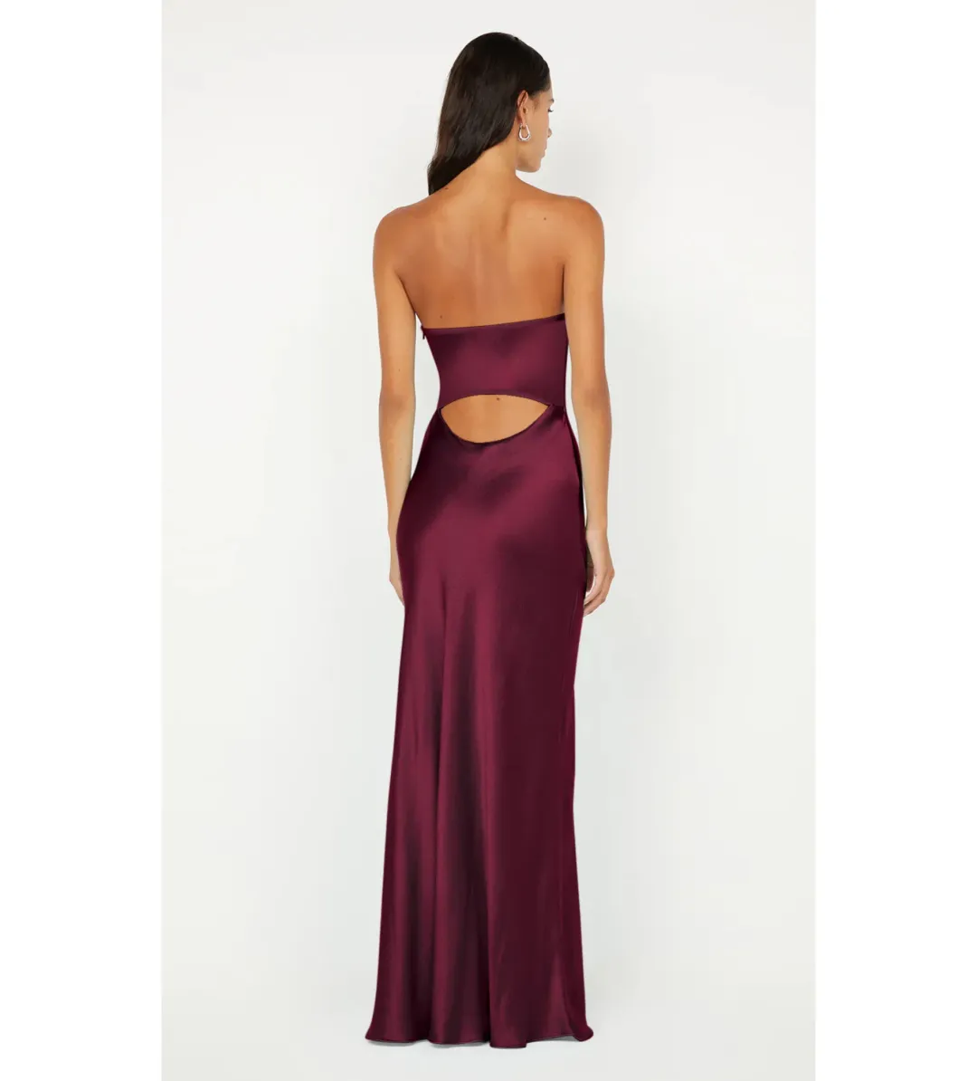 Bec and Bridge Cinder Strapless Maxi Dress in Plum Size S / AU 8 ❤️ for rent on The Volte - main image