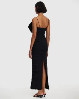 Acler Walsworth Midi Dress Black Size 8 for rent on The Volte - image 3