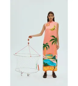 Alemais Paradiso Silk Midi Dress in Print Size 16 for rent on The Volte - image 4