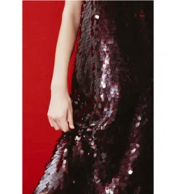 Alemais Geanie Sequin Gown In Chocolate Size L / AU 12 for rent on The Volte - image 4