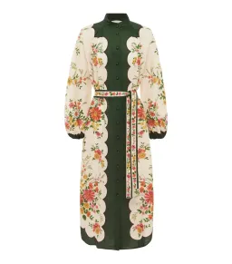 Alemais Elisabetta Midi Shirtdess Floral Size AU 14 for rent on The Volte - image 5