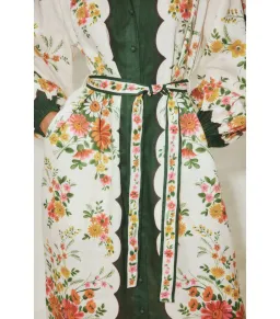 Alemais Elisabetta Midi Shirtdess Floral Size AU 14 for rent on The Volte - image 3