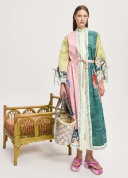Alémais Rochester Midi Shirtdress Multi Size 12 for rent on The Volte - image 1