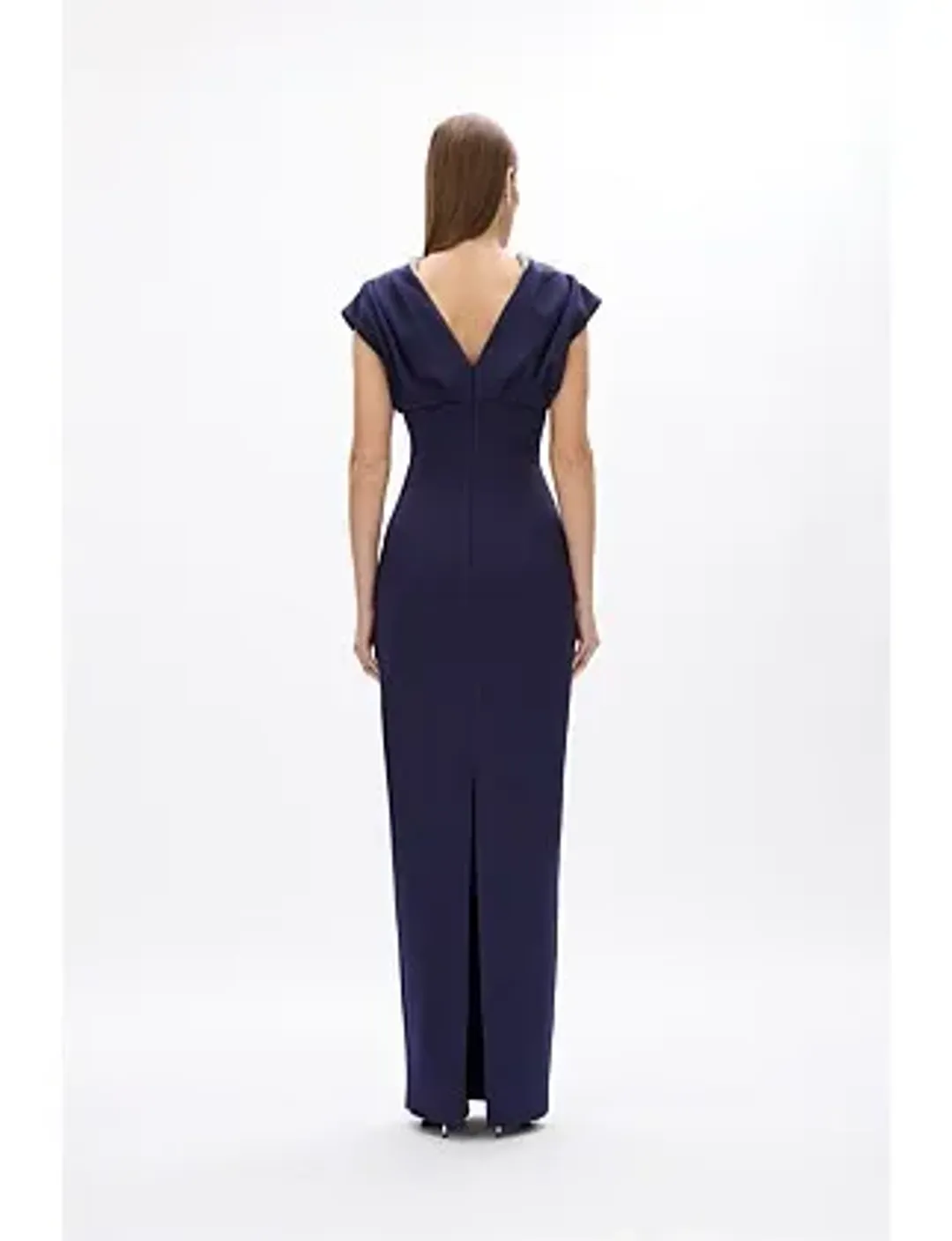 RACHEL GILBERT ORION TRIM GOWN SIZE 8/S for rent on The Volte - main image