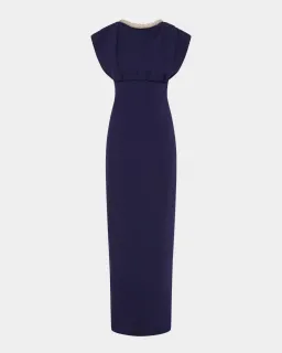 Rachel Gilbert Orion Trim Gown in Navy Size S / AU 8 for rent on The Volte - image 1