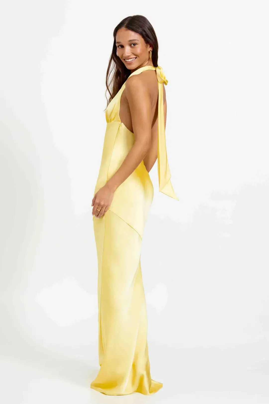 Lexi Novia Maxi Dress Pineapple Yellow Size L / Size 12 for rent on The Volte - main image
