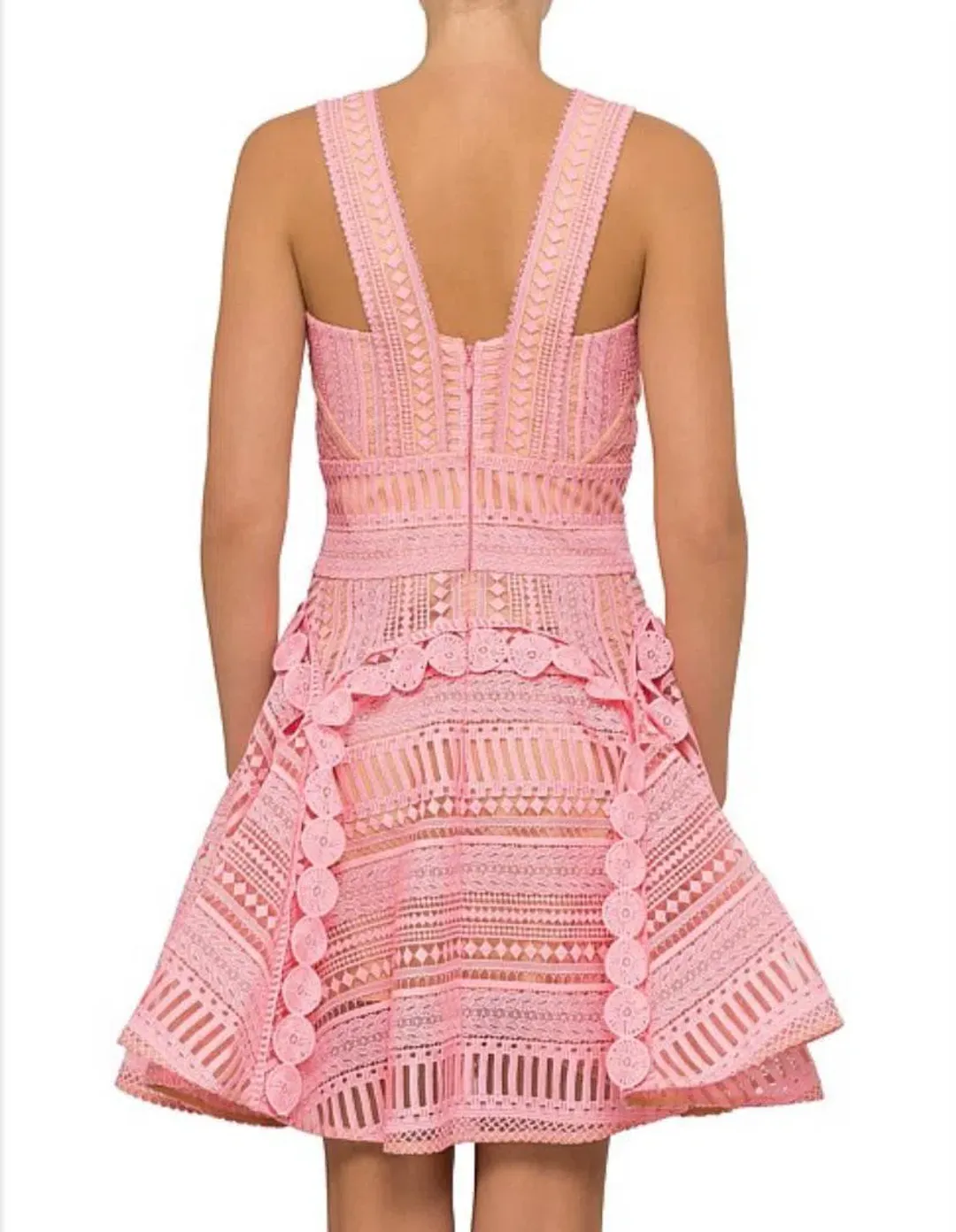 Thurley Hayley's Comet Dress Pink Size 12 for rent on The Volte - main image
