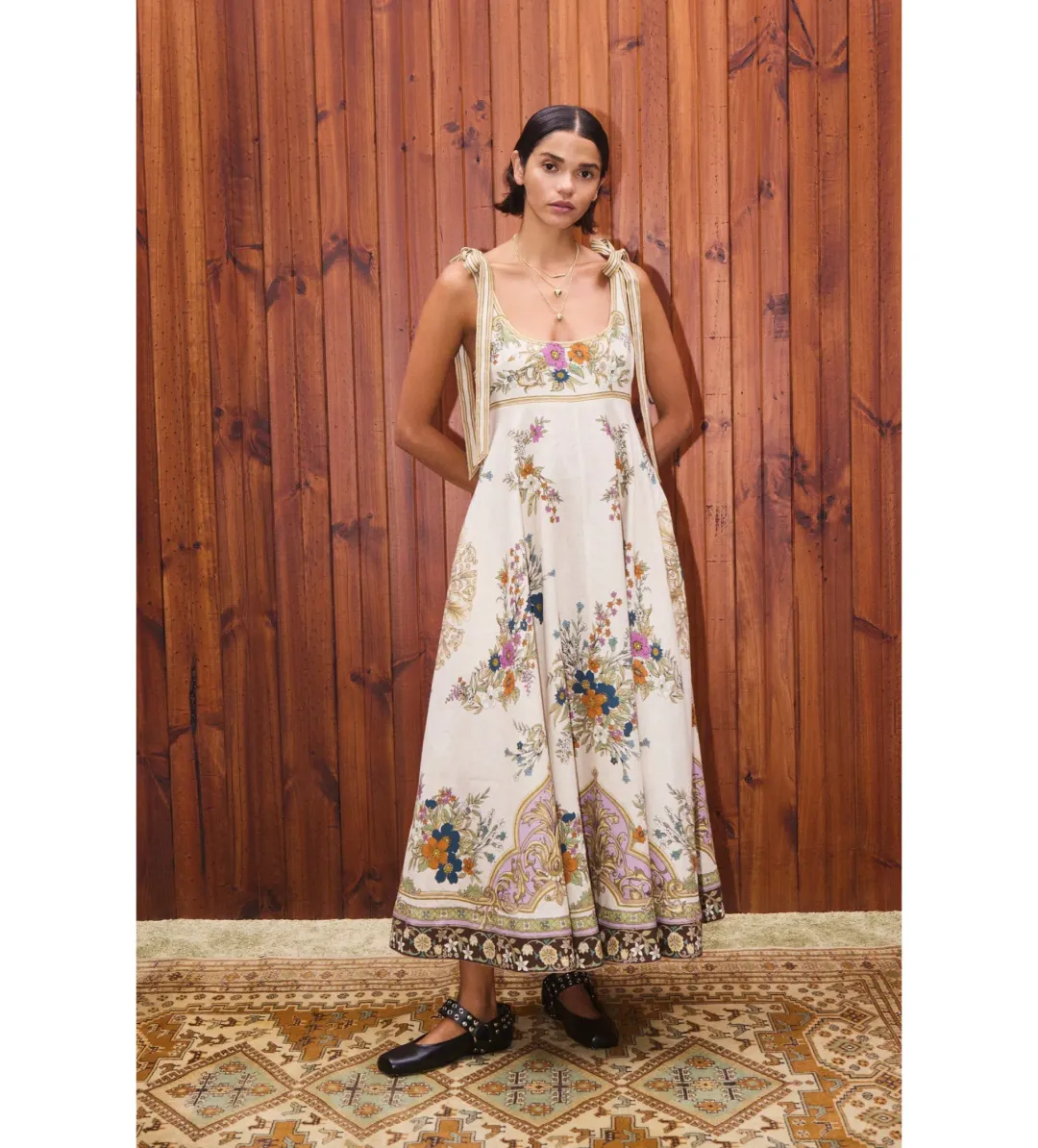 Alemais Antoinette Ballet Sundress in Print Size AU 12 for rent on The Volte - main image