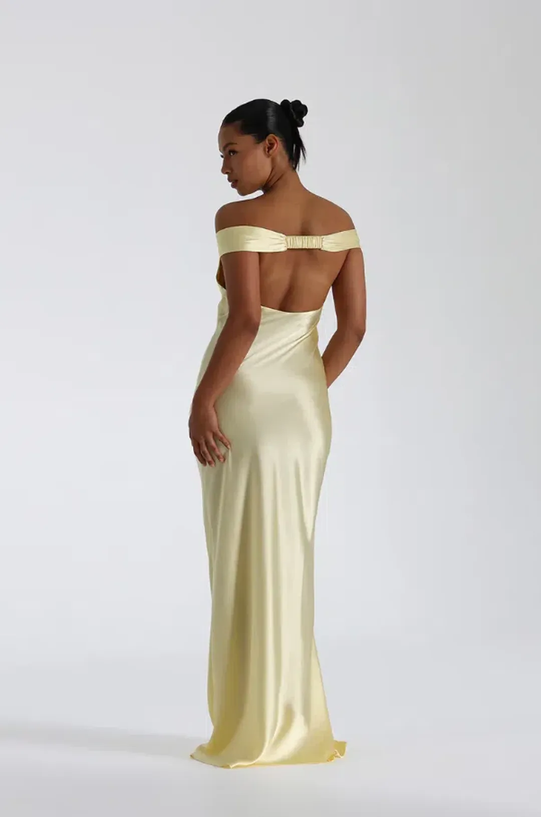 Natalie Rolt Bridget Dress in Lemon Yellow Size 6 for rent on The Volte - main image