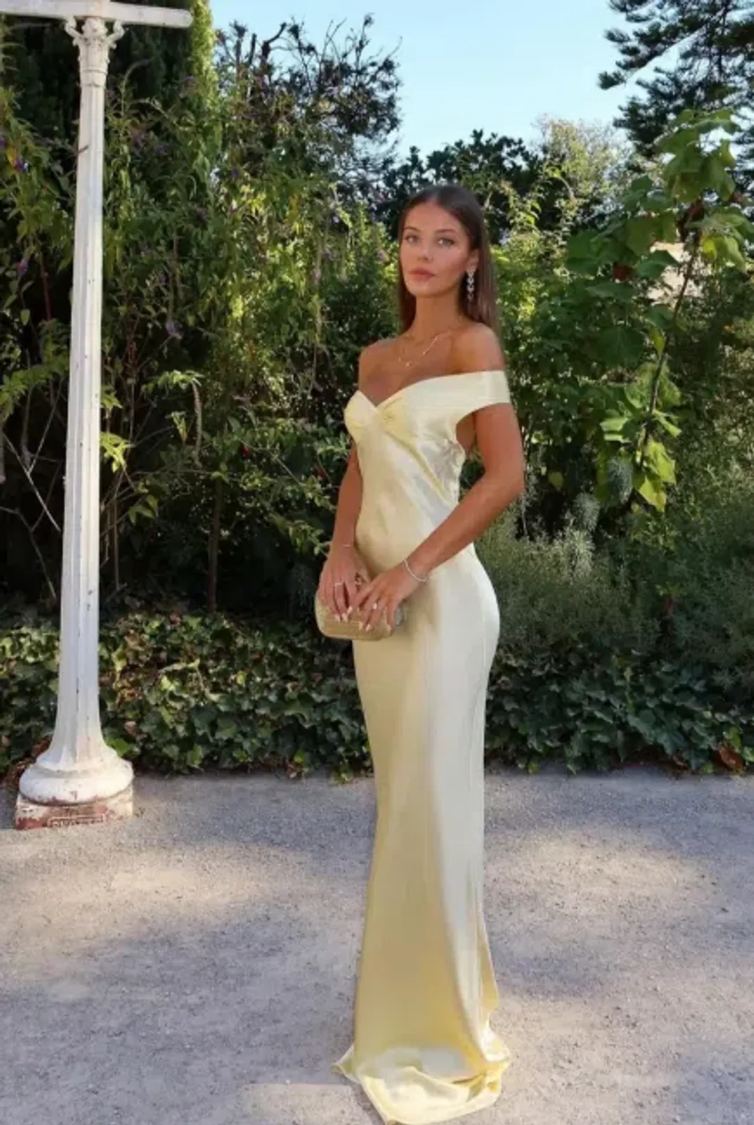 Natalie Rolt Bridget Dress in Lemon Yellow Size 6 for rent on The Volte - main image