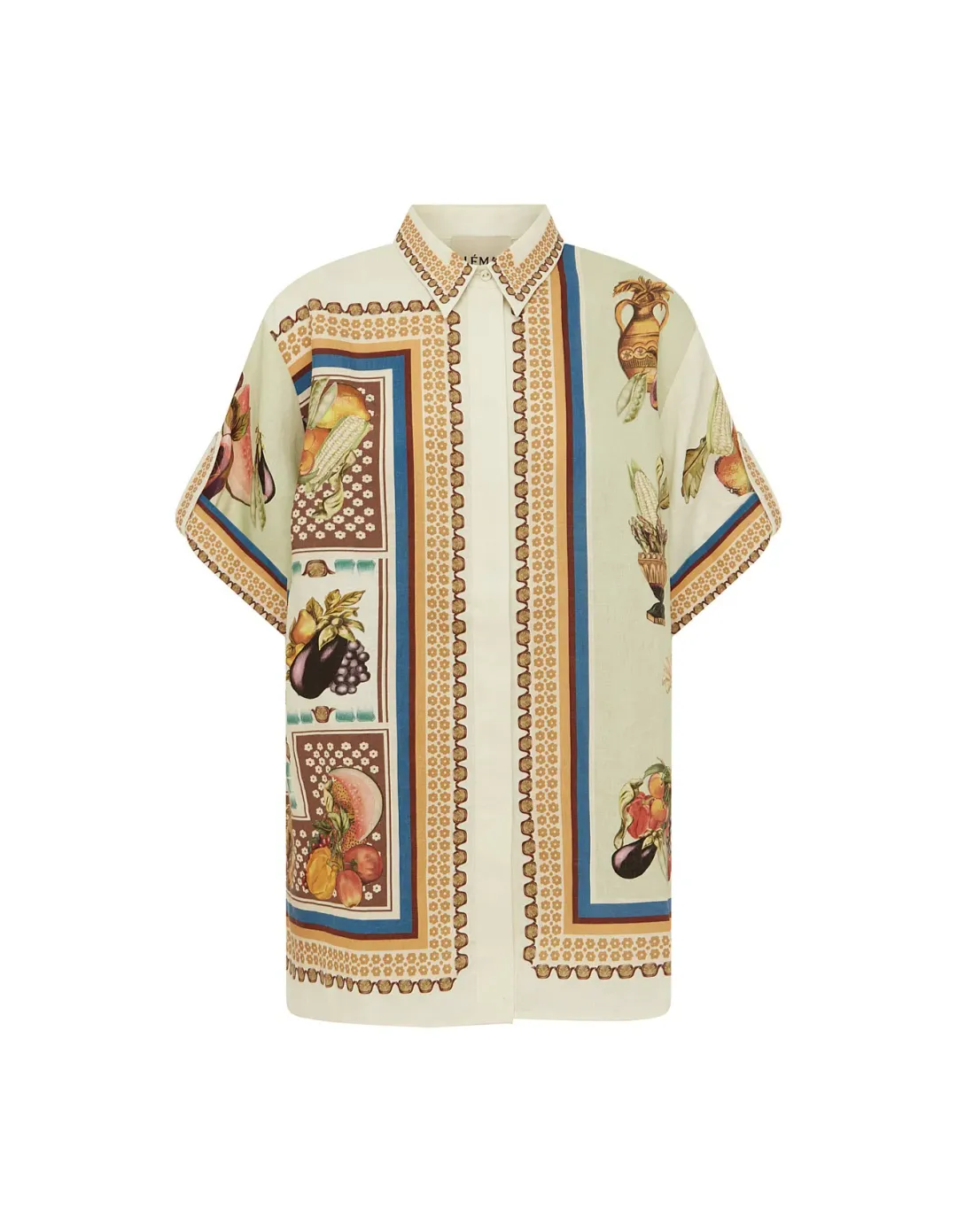 Alemais Mercado Shirt Multi Print Size  for rent on The Volte - main image