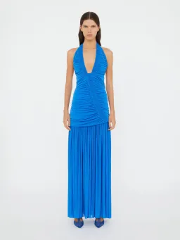 Christopher Esber Orion Gown in Lapis Blue Size 10 for rent on The Volte - image 1