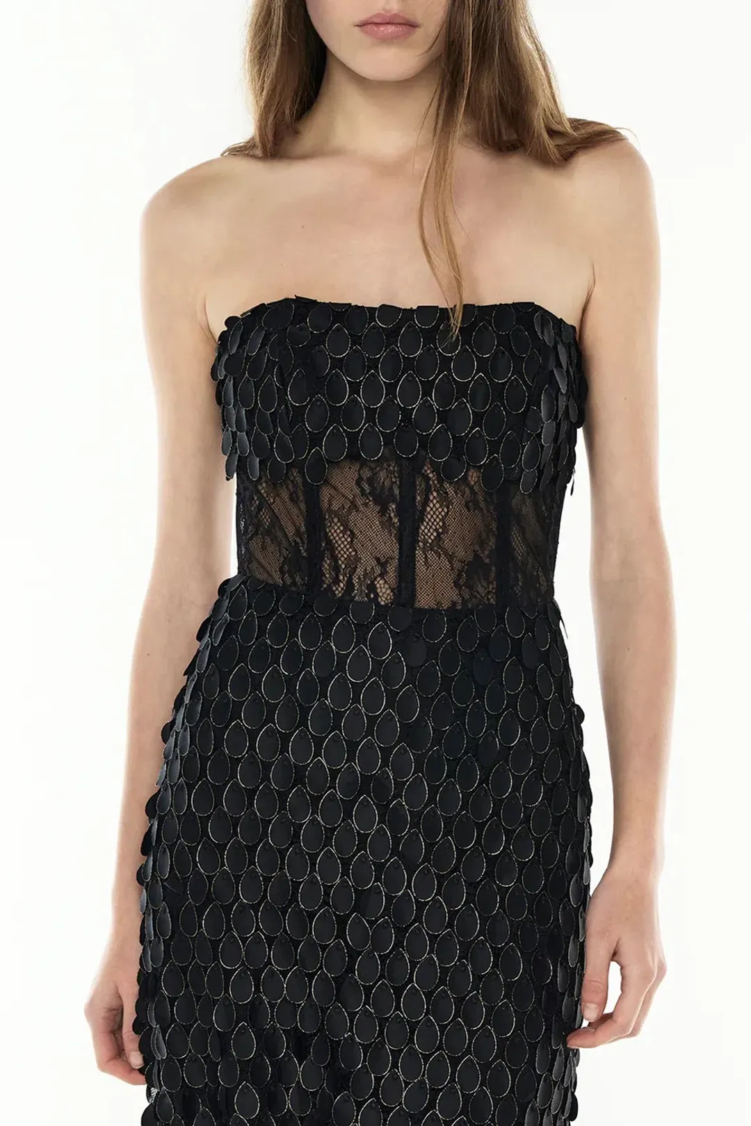 Manning Cartell Supreme Extreme Strapless Gown Black Size 14 for rent on The Volte - main image