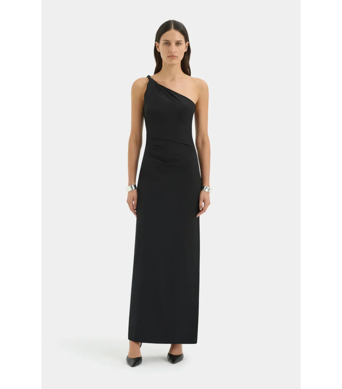 Sir the Label Rossana Maxi Gown in Black Size 1 / AU 8  for rent on The Volte - main image