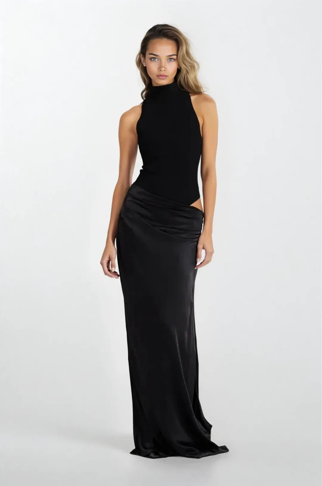 Henne  Soraia Dress Black Size 8  for rent on The Volte - main image