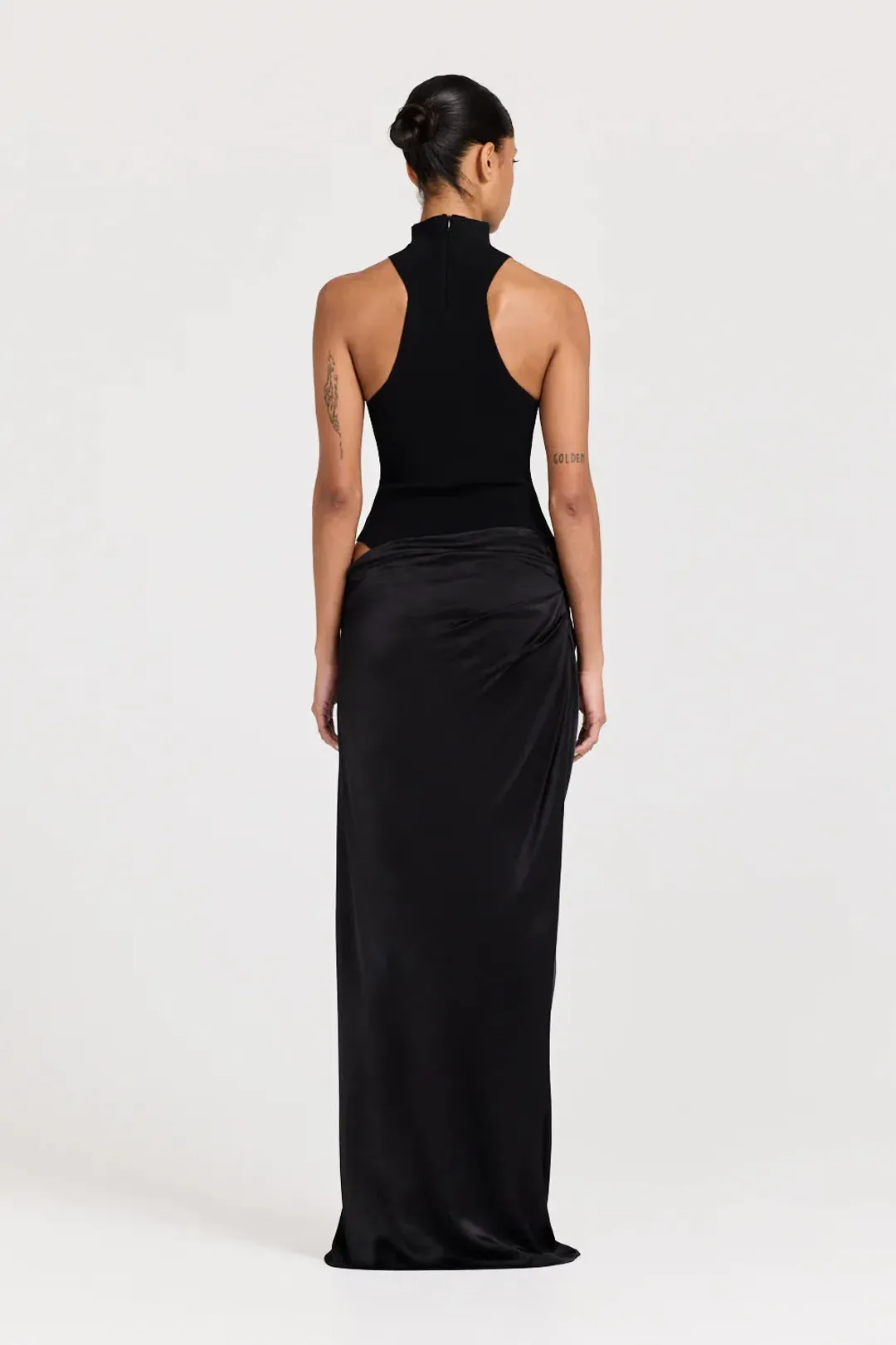Henne  Soraia Dress Black Size 8  for rent on The Volte - main image