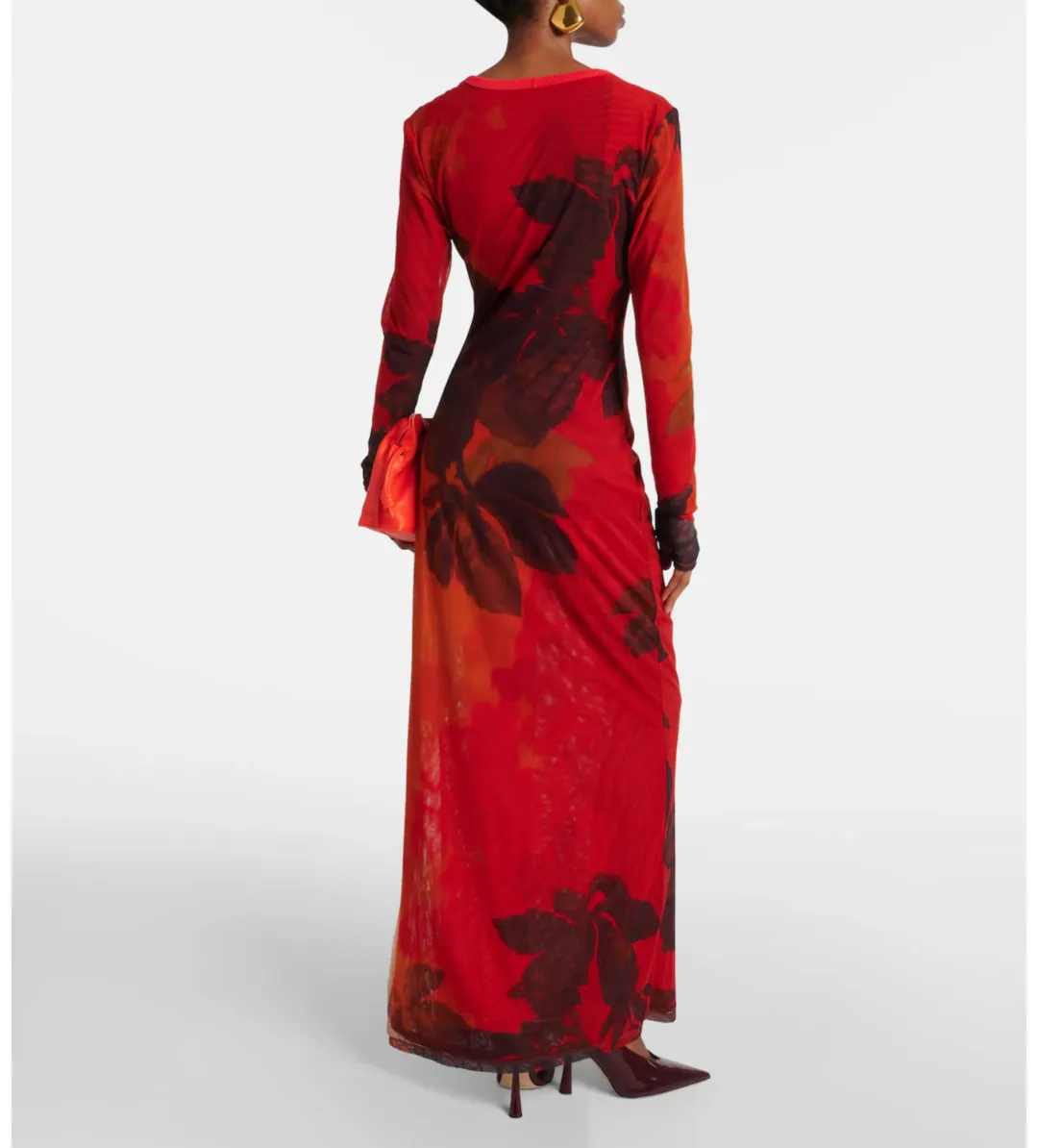 Sir the Label Libertine Printed Cutout Maxi Dress Print Size 8 for rent on The Volte - main image