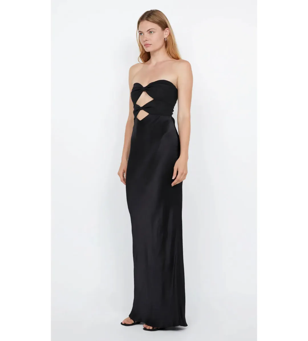 Bec and Bridge Halle Strapless Dress in Black Size AU 8 for rent on The Volte - main image