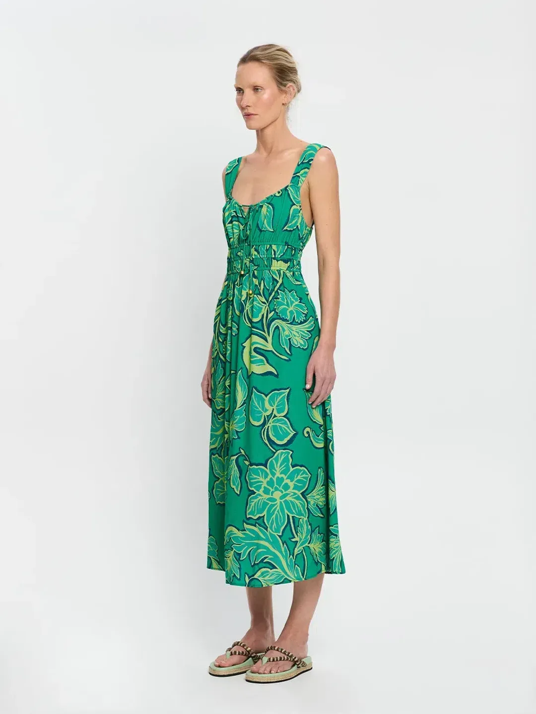 Kivari Fiora Midi Dress Size 10 for rent on The Volte - main image