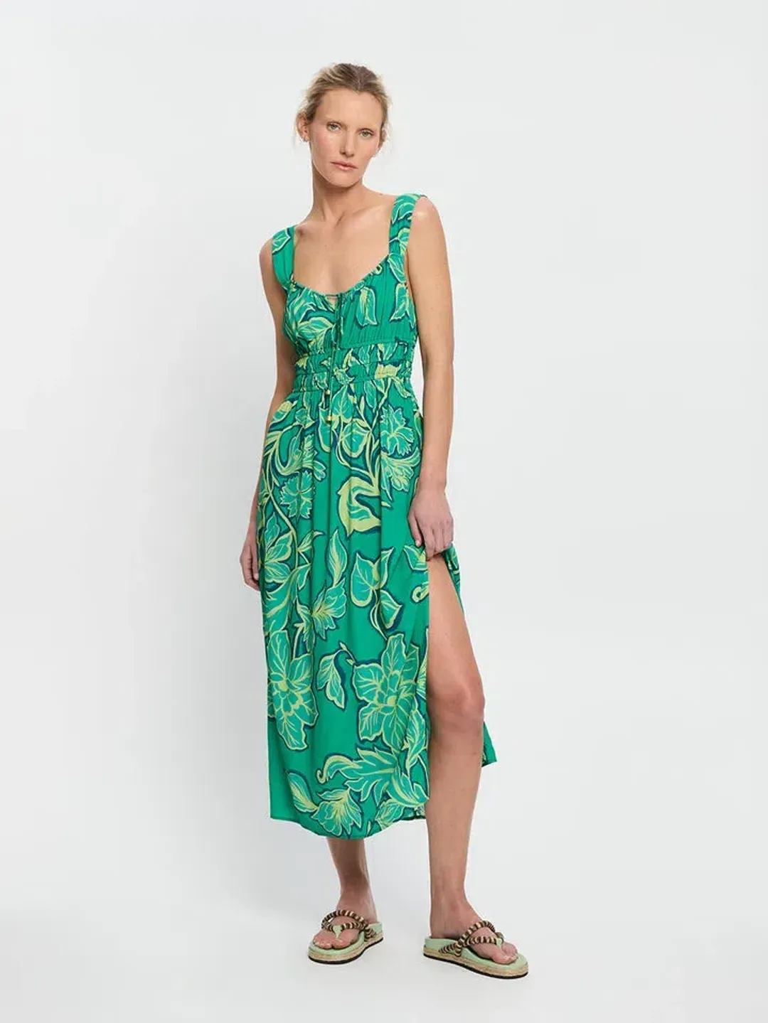 Kivari Fiora Midi Dress Size 10 for rent on The Volte - main image